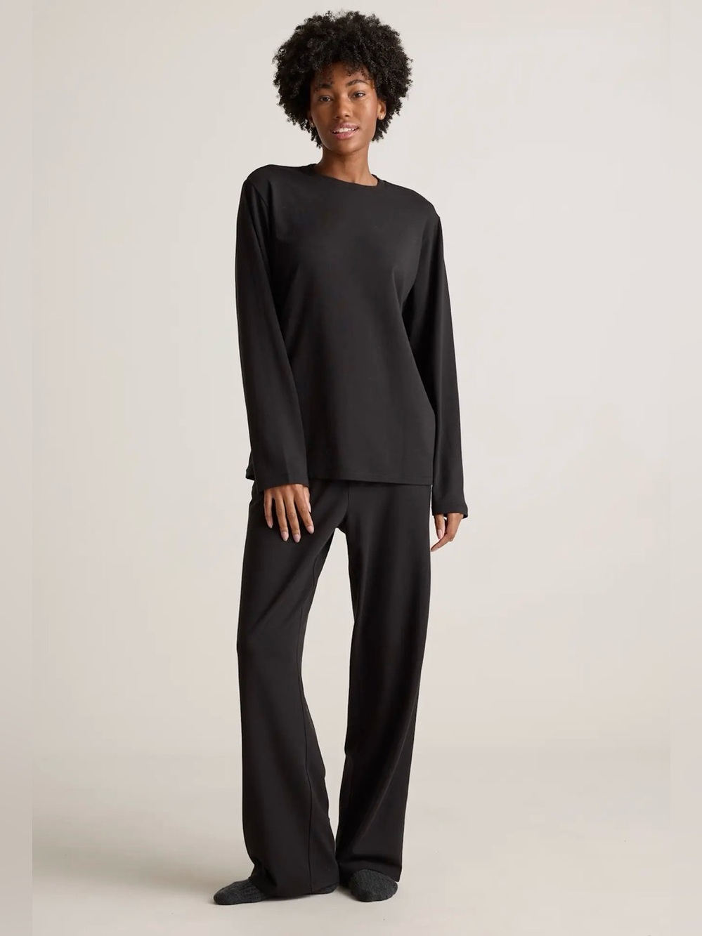 Quince Dream Lounge Oversized Long Sleeve Pajama Set